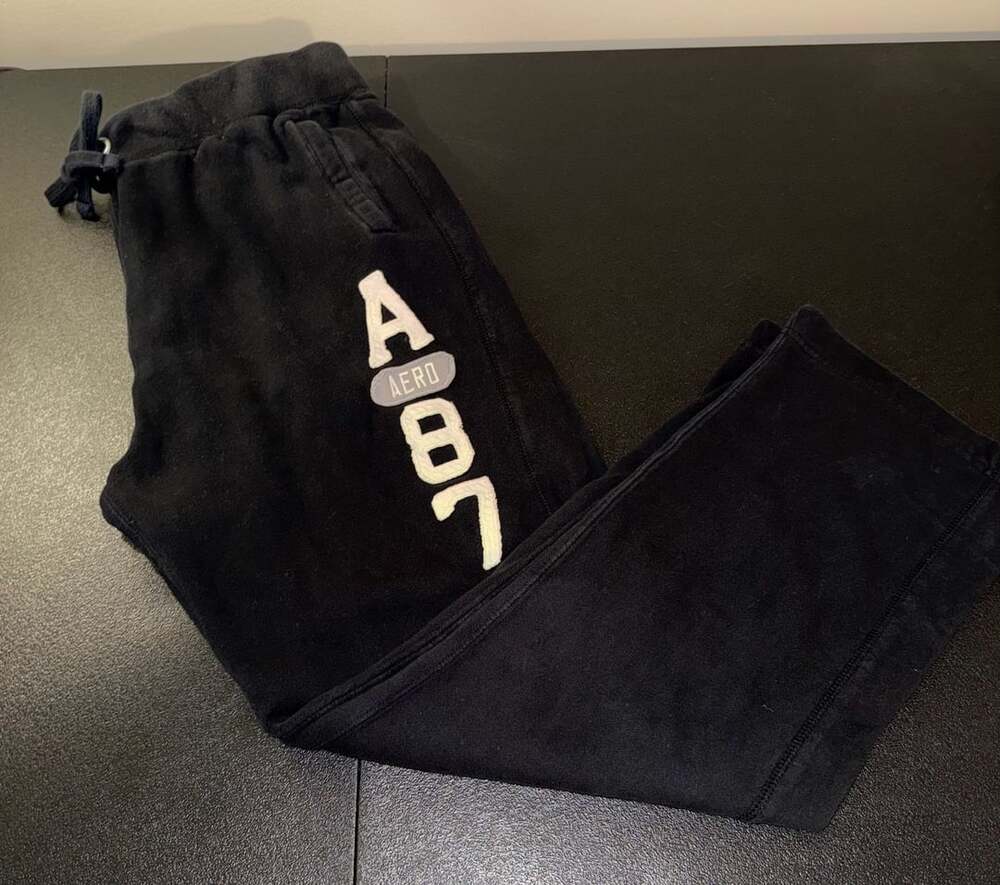 Aeropostale A87 Sweatpants Size XL Black